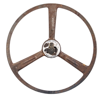 1926 Wells Motor Company Babe Ruth Steering Wheel